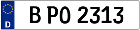 Truck License Plate